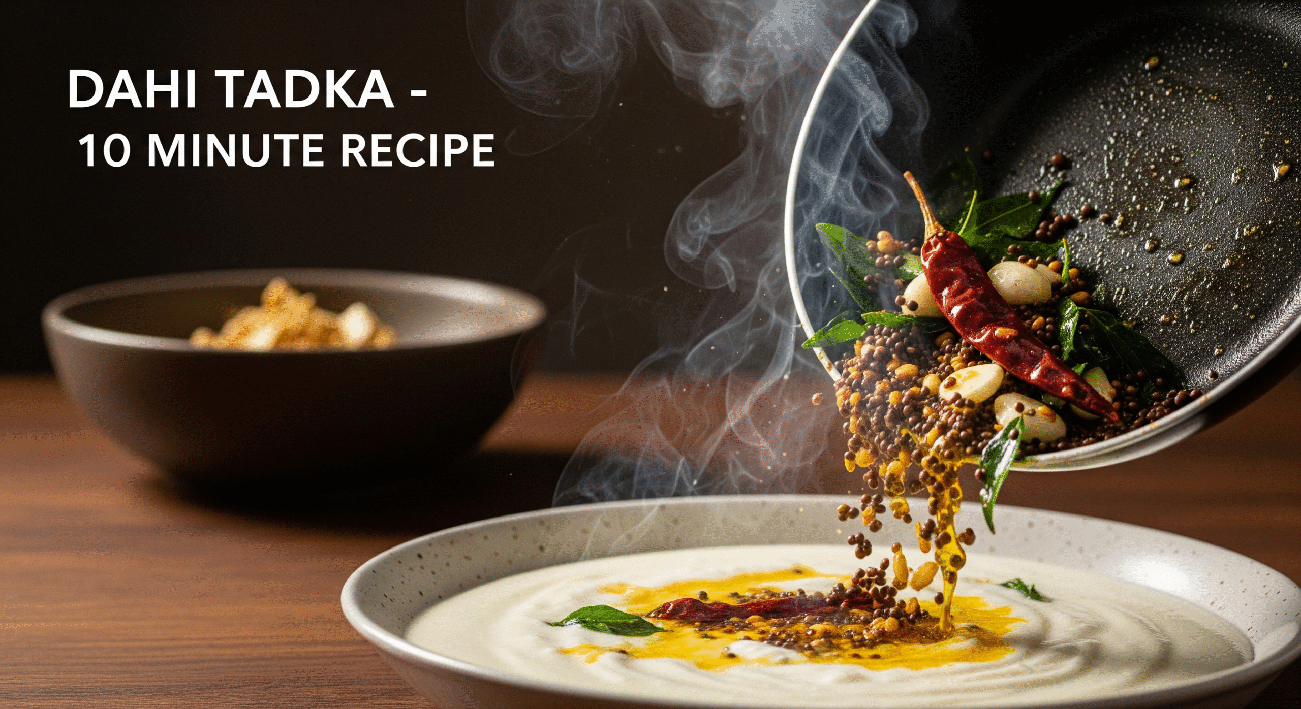 “घर पर बनाएं होटल-स्टाइल दही तड़का — आसान, झटपट और जबरदस्त स्वाद!”