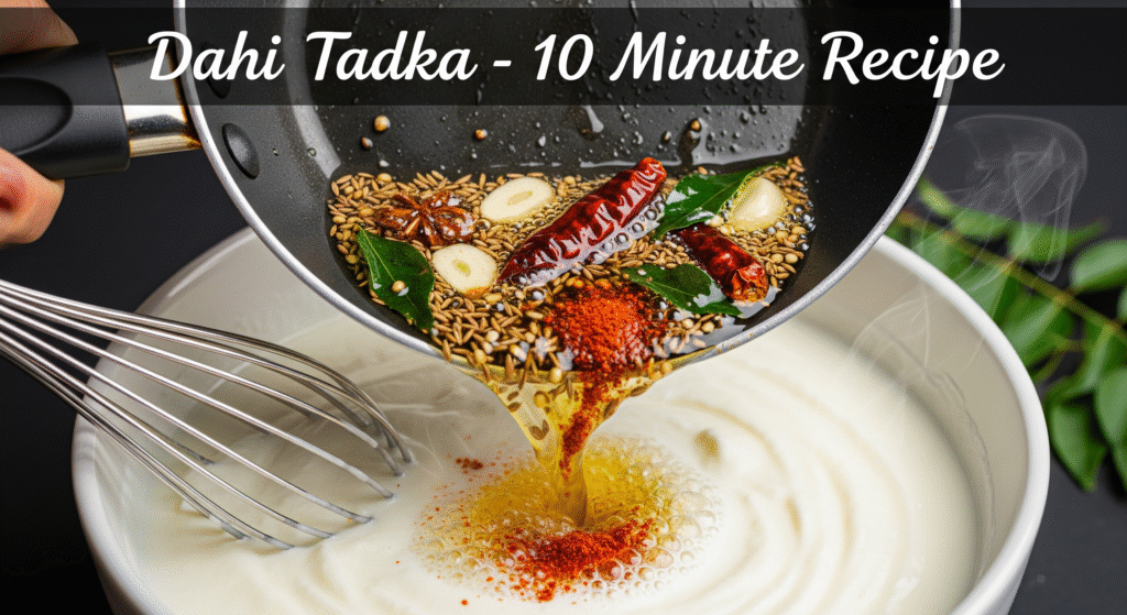 घर पर बनाएं होटल-स्टाइल दही तड़का — आसान, झटपट और जबरदस्त स्वाद