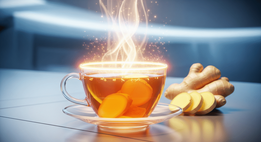 ठंड में शरीर को हीटर जैसा गर्म रखने का सीक्रेट – अदरक वाली चाय!