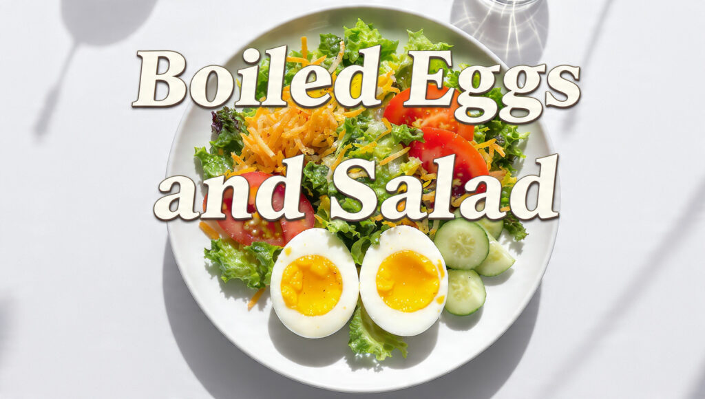 वेट लॉस का सीक्रेट: उबले अंडे और सलाद का ये आसान डाइट प्लान