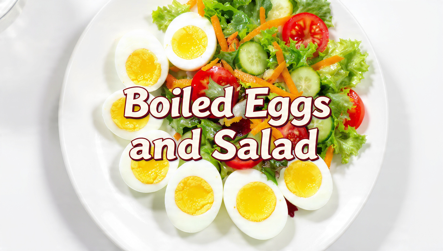 वेट लॉस का सीक्रेट: उबले अंडे और सलाद का ये आसान डाइट प्लान